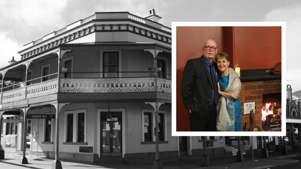 CUSTODIANS: Tony and Julie Hills are preparing to pass the baton onto the "next custodians" with the sale of the Great Central Hotel. Photo: Supplied