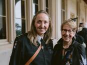 Venerable volunteer: Penelope Glennan with Her Excellency the Honourable Margaret Beazley AC QC at Government House in Sydney last month. Picture: supplied.