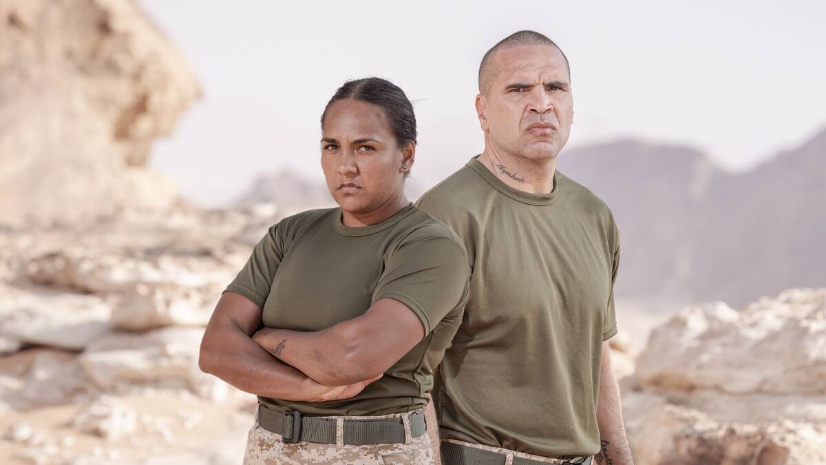 Mahalia Murphy and Anthony Mundine appear in the next season of SAS Australia, starting on October 9. Images supplied