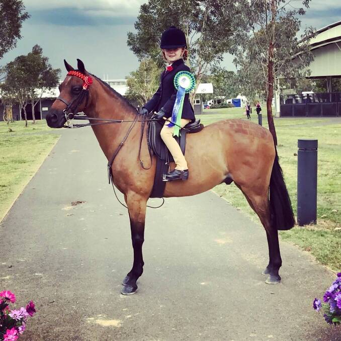 TOP 10: Lali Alt put in a stellar showing at the 2017 NSW Country Show Horse Championships. Photo: Supplied