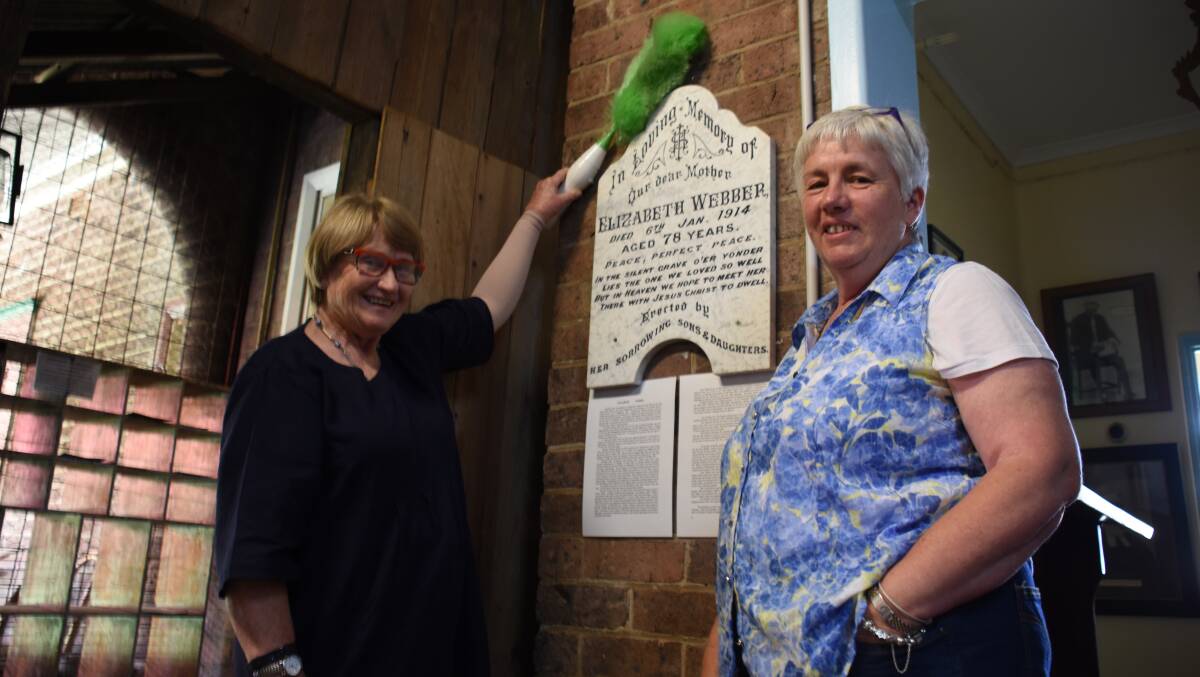 JOIN US: Eve Chappell and Jenny Thomas both work in research at the Historical Society and are current committee members of the cemetery committee which needs more members to continue. 