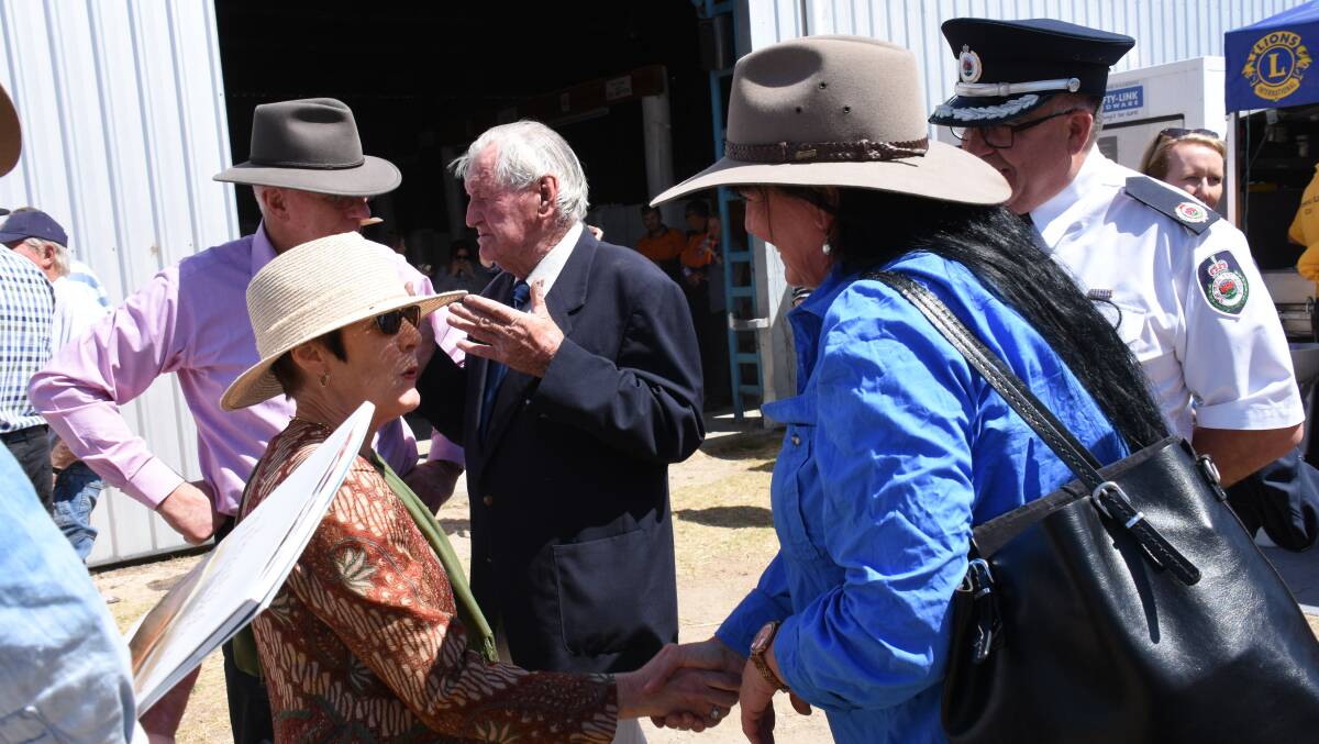 Linda Hurley visited the region with the Governor-General in September 2019. Picture: Donna Ward