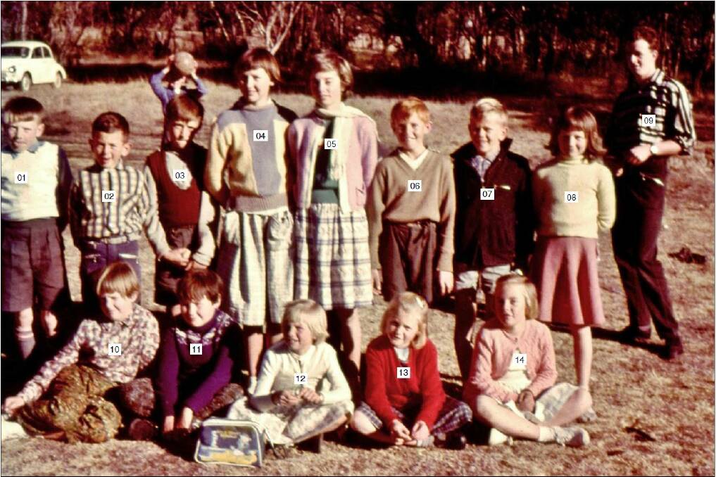 SUNDAY SCHOOL: Peter Seymour, the son of the Emmaville vicar at the time, has been trying to identify the children pictured here in 1961.