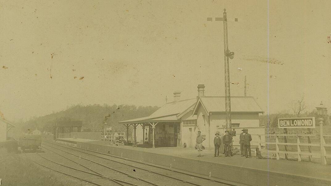 RAILWAY ARRIVES: Ben Lomond Railway Station was built in the early 1880s by visiting construction workers.