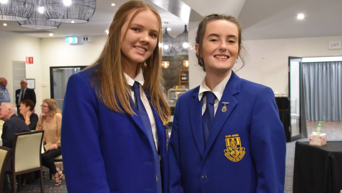 Courtney Wright and Alex Millar were both contestants in the Lions Youth of the Year regional final.