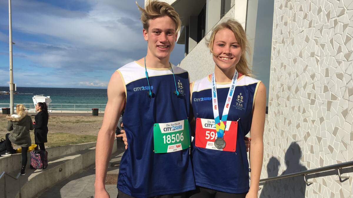 Sam Jones set a new TAS record and Disa Smart was a top 10 finisher in her age group in Sunday’s City2Surf fun run.