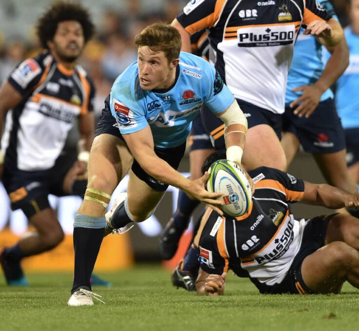 PUMPED: Glen Innes export Alex Newsome is "excited" about the Waratahs' Super Rugby clash at Scully Park in March: Photo: John Flitcroft
