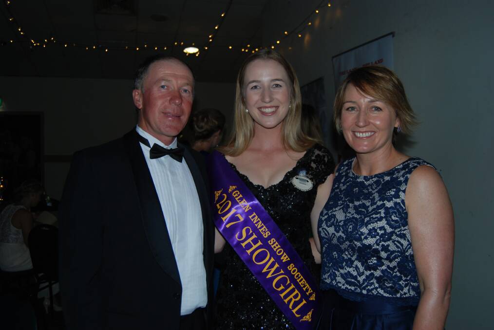STEPPING UP TO SHINE: Robert and Angela Landers, of Glen Innes, with their daughter Melanie.
