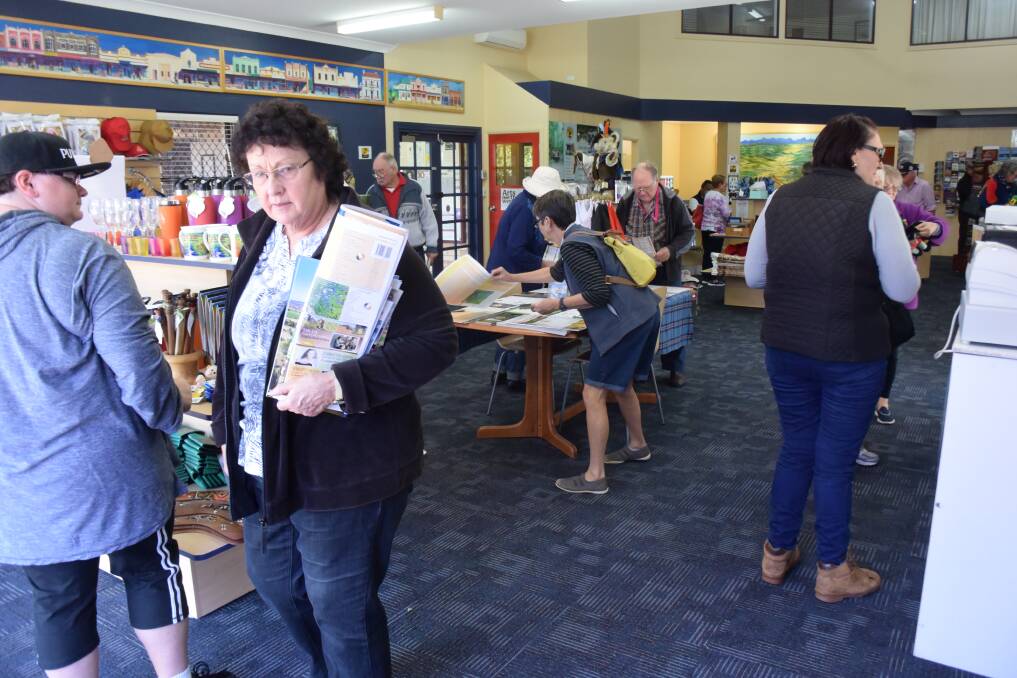 The Glen Innes Visitor Centre is buzzing with festival ticket and merchandie sales as people pour into town.