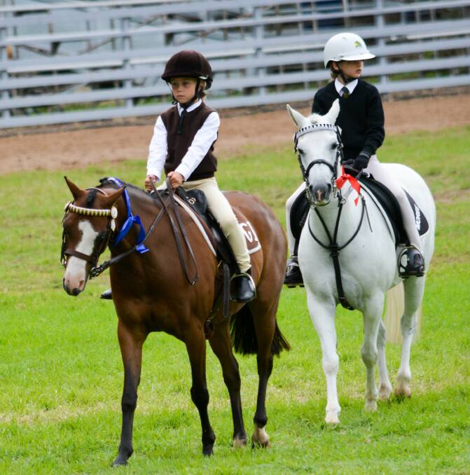 BACK IN ACTION: Glen Innes' Emily Spencer riding Bowie at Pony Camp in January this year, before the winter break. This weekend riders will get back in the saddle with a Rally Day to kick off the season at the Glen Innes Pony Club. Photo: Jane Alt.