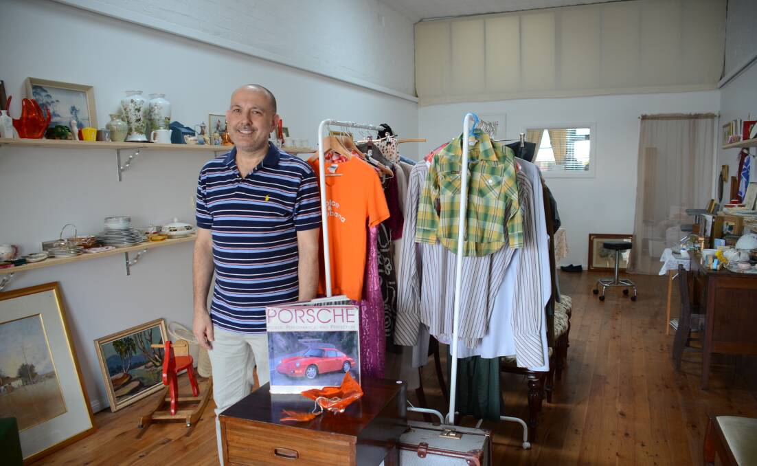 NEW TO TOWN: Marlow Vintage owner Richard Marchese is enjoying living in Glen Innes and running his new salon and vintage business, since relocating from Brisbane.