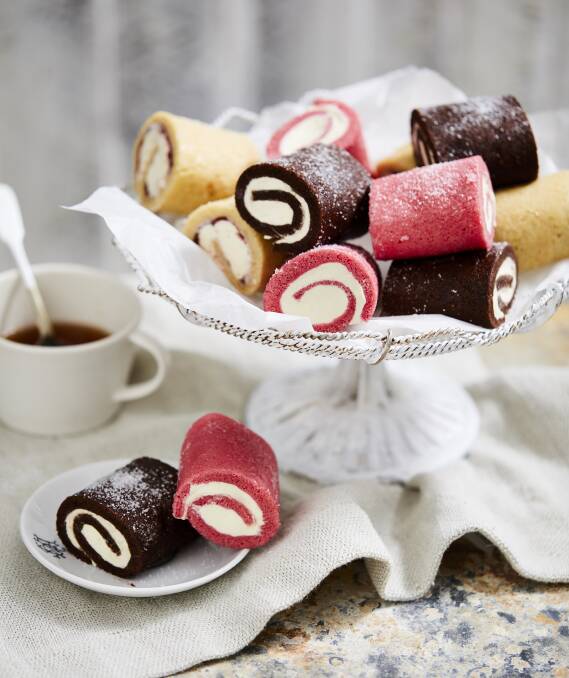 Rollettes filled with jam and cream make a sweet afternoon treat. Picture: Supplied