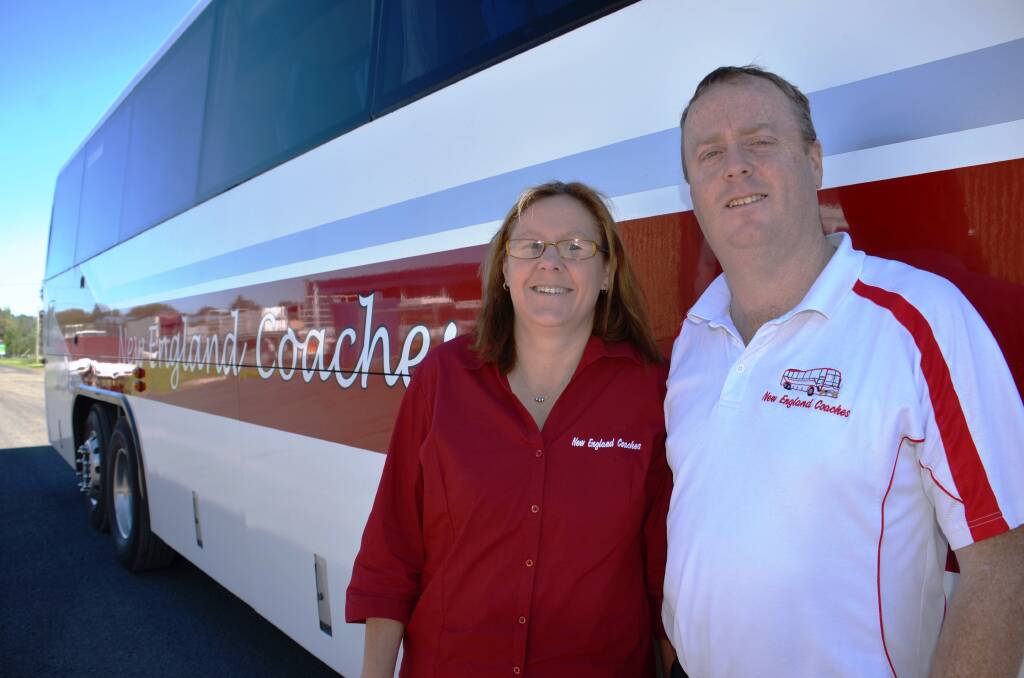 END OF THE LINE: Daniel Arandale and his partner Karen McAllister are disappointed they have had to end the Tamworth to Brisbane service but say they could not continue to sustain the loss to their small business. Photo Craig Thomson.