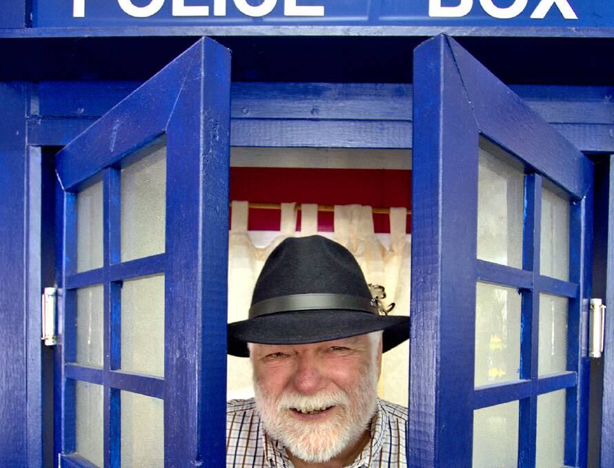 Garek Fysch found time in the Tardis at the Knick-Knackery.