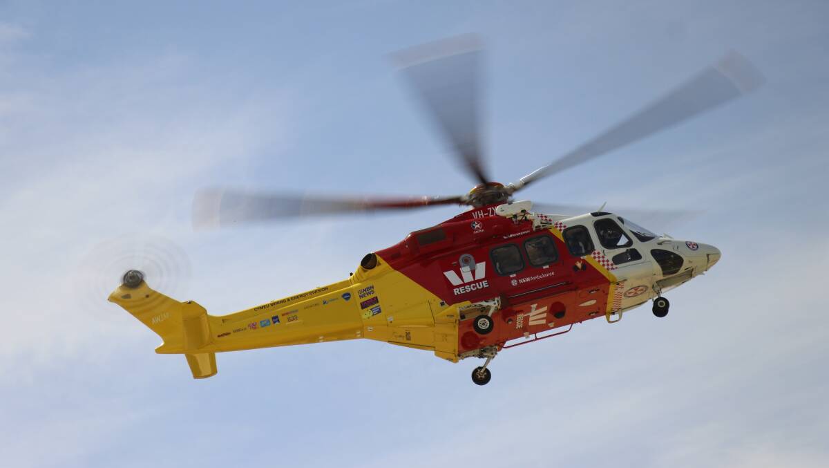 Man winched to safety with multiple fractures
