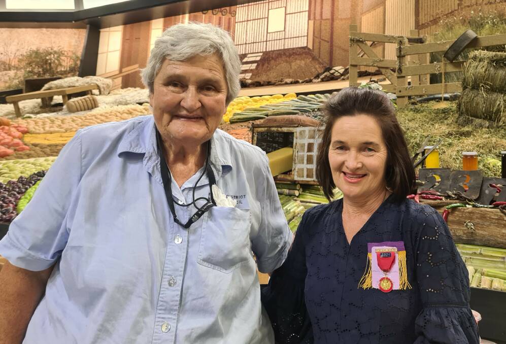 Lyn Cregan along with this year's Champion of the Show Mary Hollingworth are regular sights at the Sydney Royal Easter Show, flying the flag for Glen Innes.