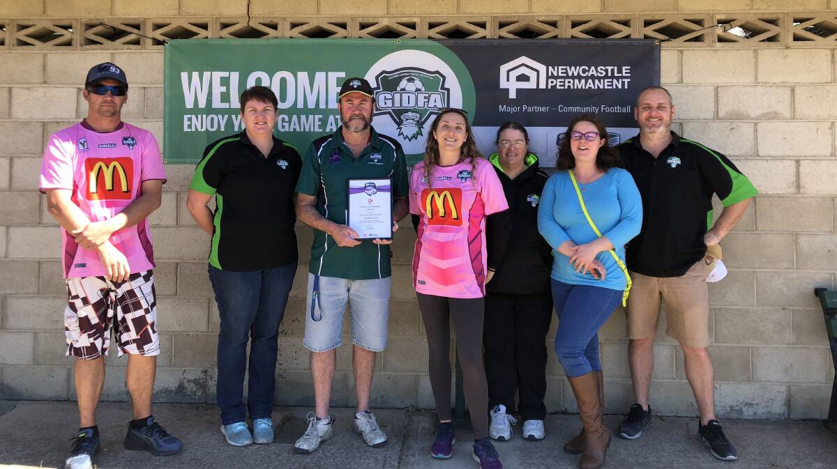 HONOUR: The Glen Innes and District Football Association was named Northern NSW Football's club of the month for August. Photo: Supplied. 