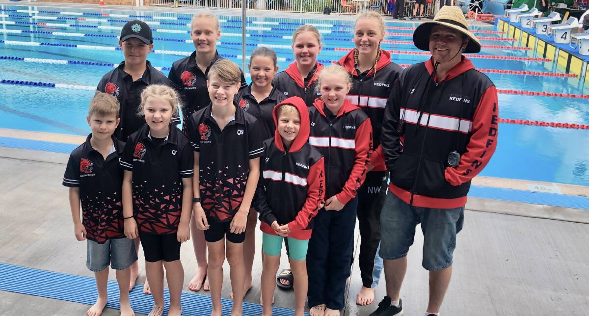 IN THE WINNINGS: Redfins swimmers took on their first carnival for the season at the weekend. 