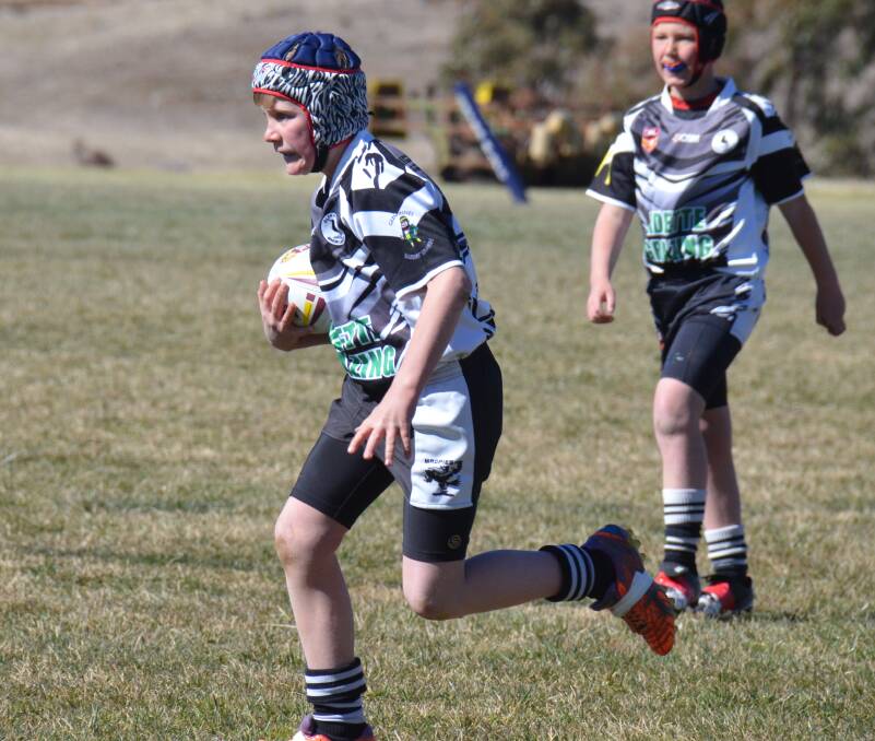 GRAND FINAL BERTH: George Matthewson and his Glen Innes Magpies under 12 teammates will play in the grand final on Saturday after qualifying when they beat Inverell in the first semi-final. They will play Inverell again. 