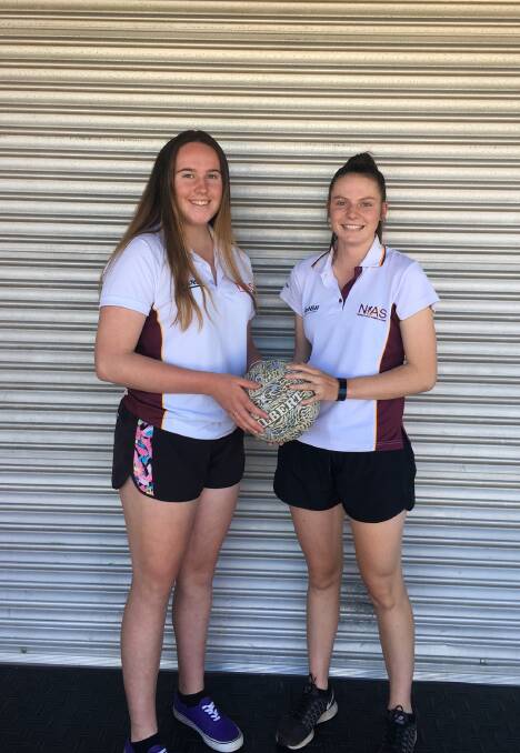 CALL-UP: Liz Chard and Emily Burton were named in Netball NSW's Regional Development Squad which was introduced to develop potential stars in country areas. 