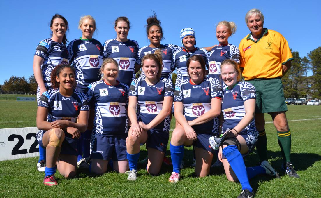 DOMINANT FORCE: The Glen Innes Elkettes have dominated the inaugural New England rugby union women's sevens competition. 