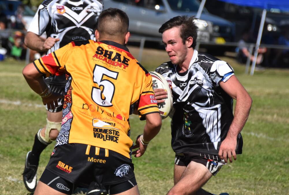 BAPTISM OF FIRE: Dale Smith made his A-grade debut against the Boomerangs in Moree. Photo: Jem Nash. 