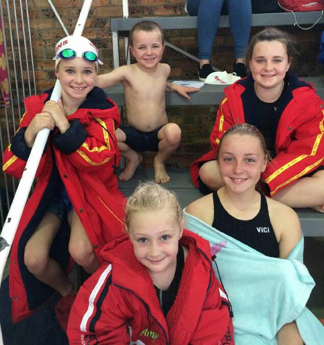 NEW HEIGHTS: Glen Innes swimmers impressed at the meet in Gunnedah on the weekend. 