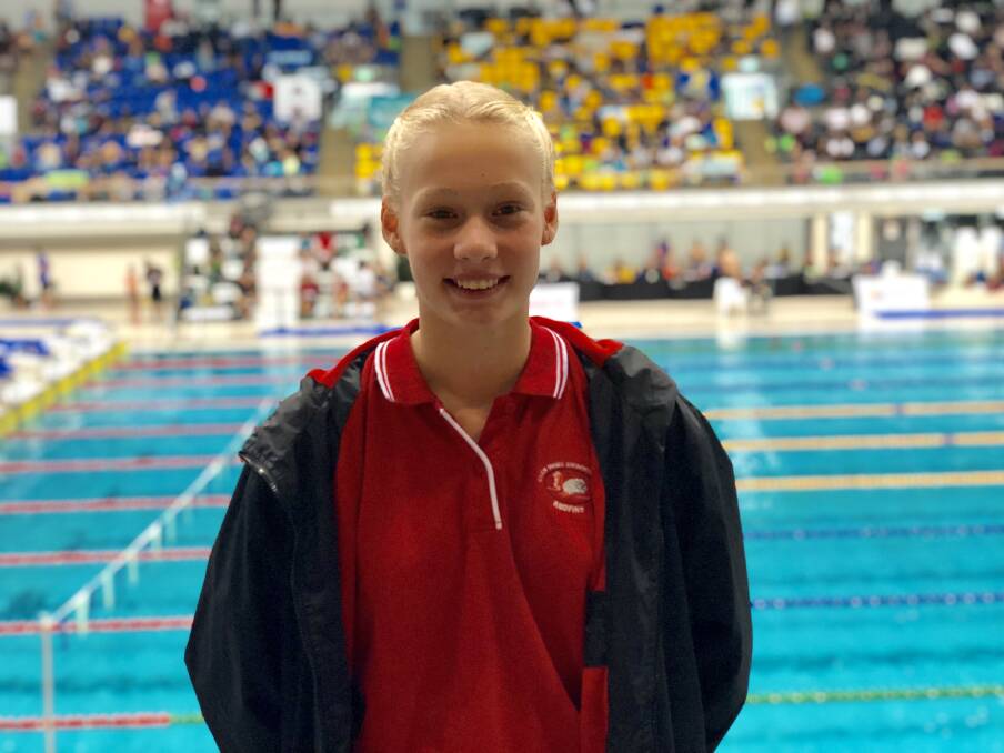 GOALS: Cadence McShane smashed personal best records at the state age championships. 