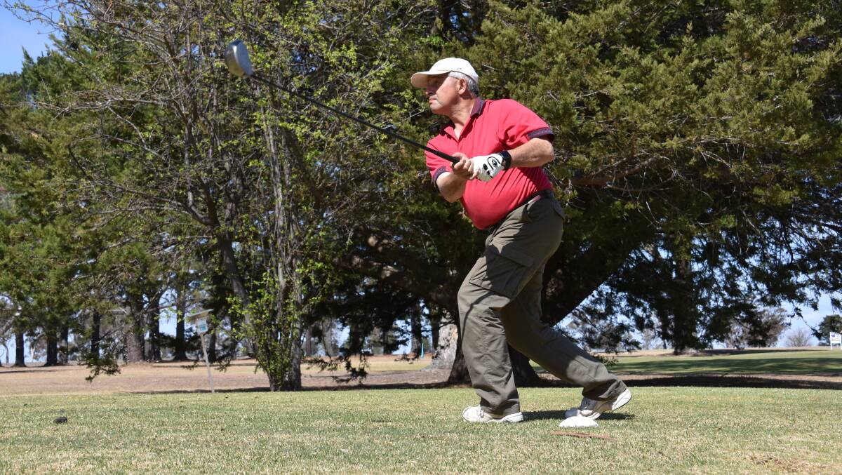 OPEN FOR BUSINESS: Phil Correy playing at the Highlands Classic last year. 