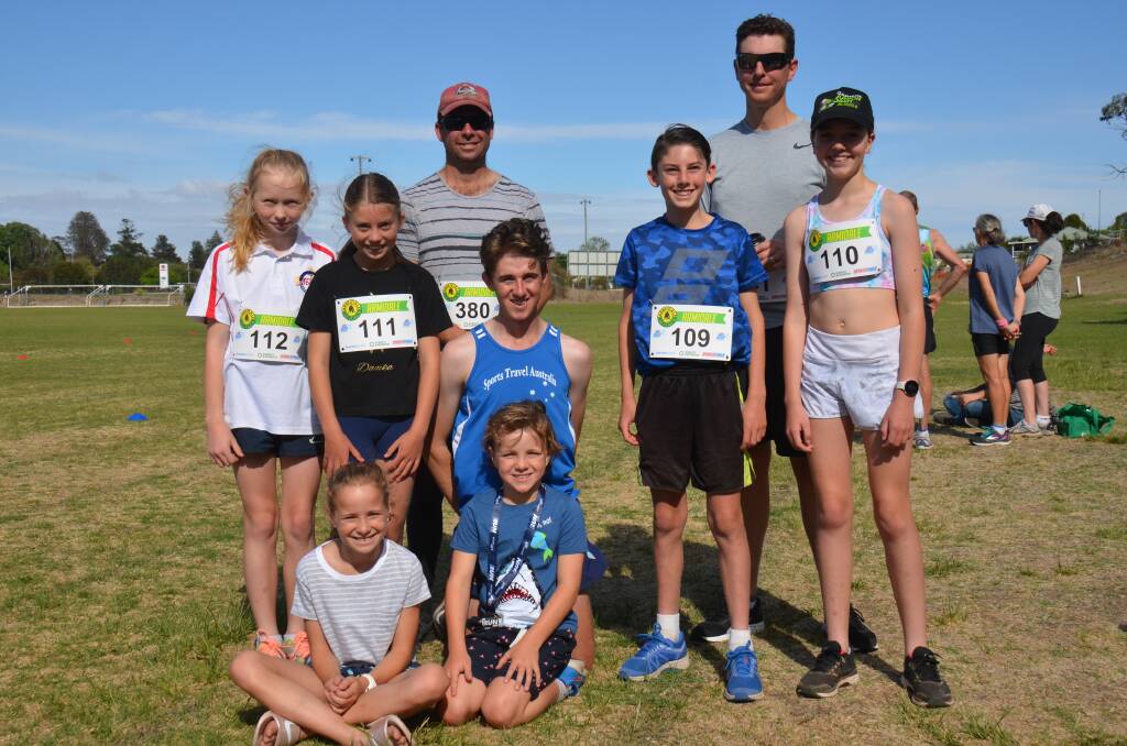 SPEEDING AWAY: Glen Innes runners took to the Armidale Fun Run track on Sunday. 