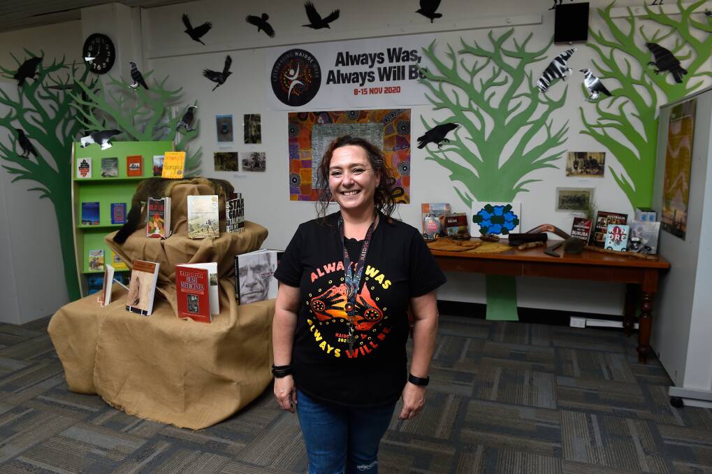 EXPLORE: Ballarat High School youth councillor Shirlene Laurie, who was worked with Ballarat and District Aboriginal Cooperative to help raise cultural awarenss at school for NAIDOC Week. Picture: Adam Trafford