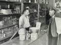 Dick Gray and Norval Robson in the Co-Op. Picture supplied. 