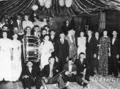 Residents celebrate at a ball in the Torrington Hall in the 1930s. 