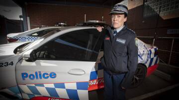 ROAD TOLL: Inspector Kelly Wixx manages the Peel Highway Patrol unit covering the Oxley and New England districts. Photo: Peter Hardin