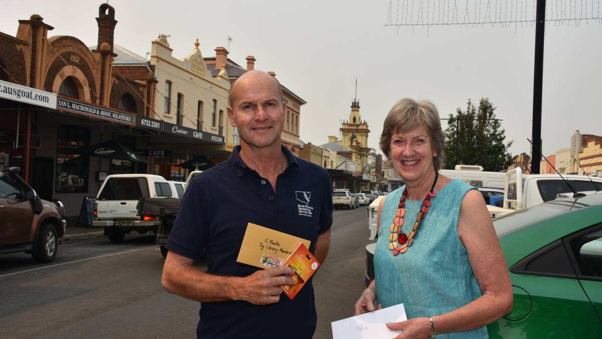Rural Financial Councillor Stuart Brummel said the new donation will help him support more farmers. With Judi Toms. Pictures: Andrew Messenger. 