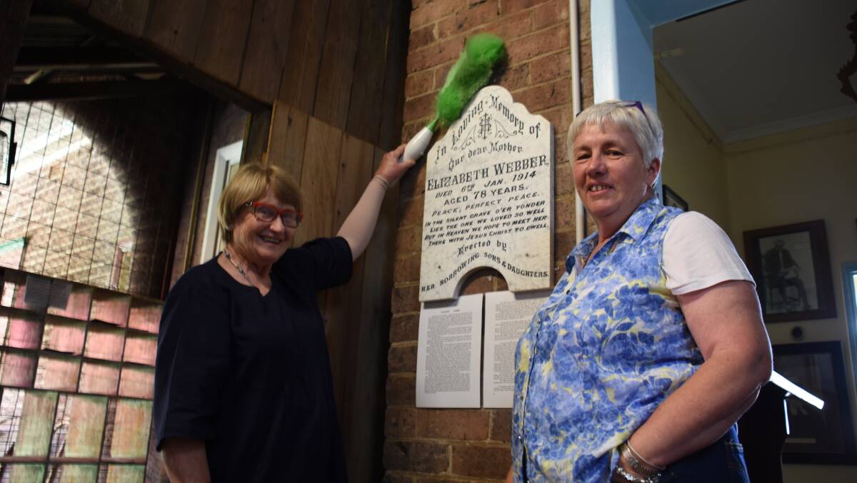 Eve Chappell and Jenny Thomas both work in research at the Historical Society and are current committee members of the cemetery committee.