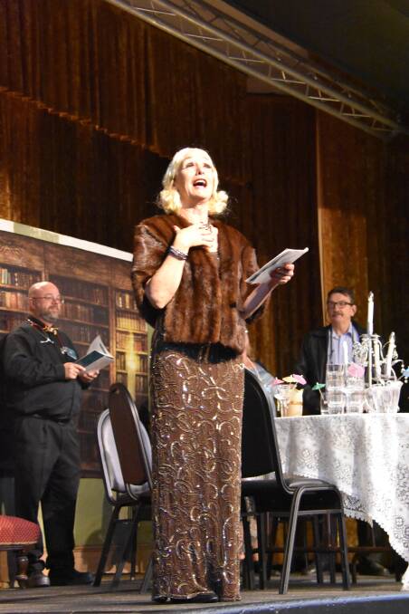 MELODRAMA: Ruth Brummel was elected actor of the event. Pictures: Andrew Messenger.