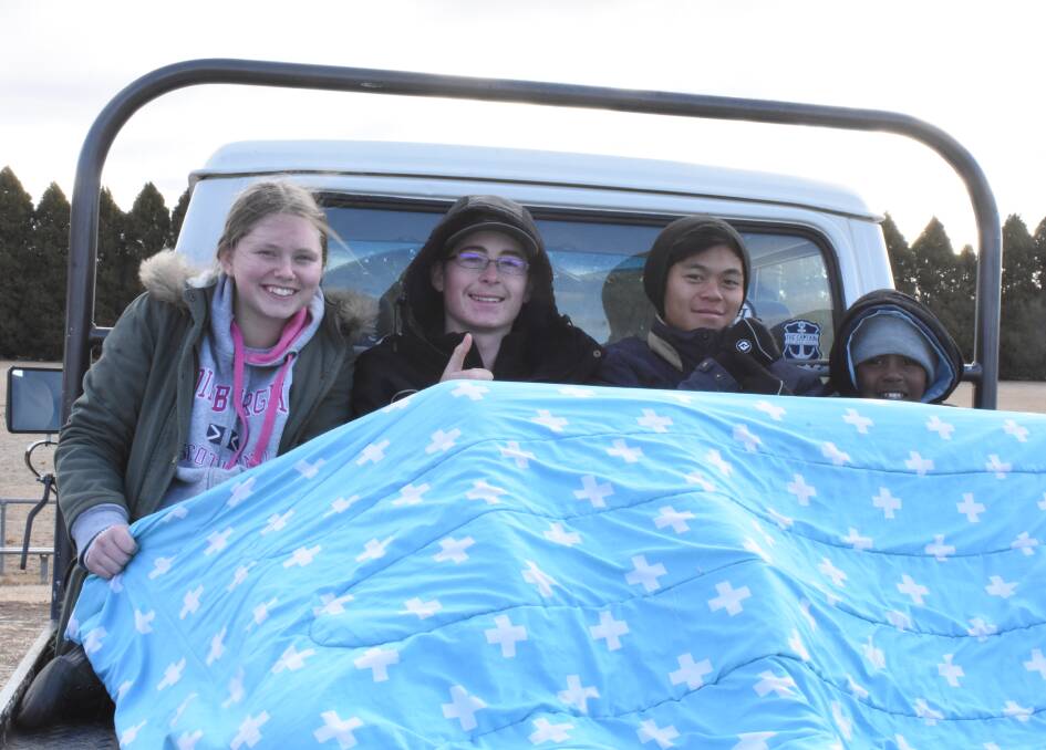 Glen Innes residents braved apparent sub-zero temperatures, albeit with some clever tricks to avoid the cold.