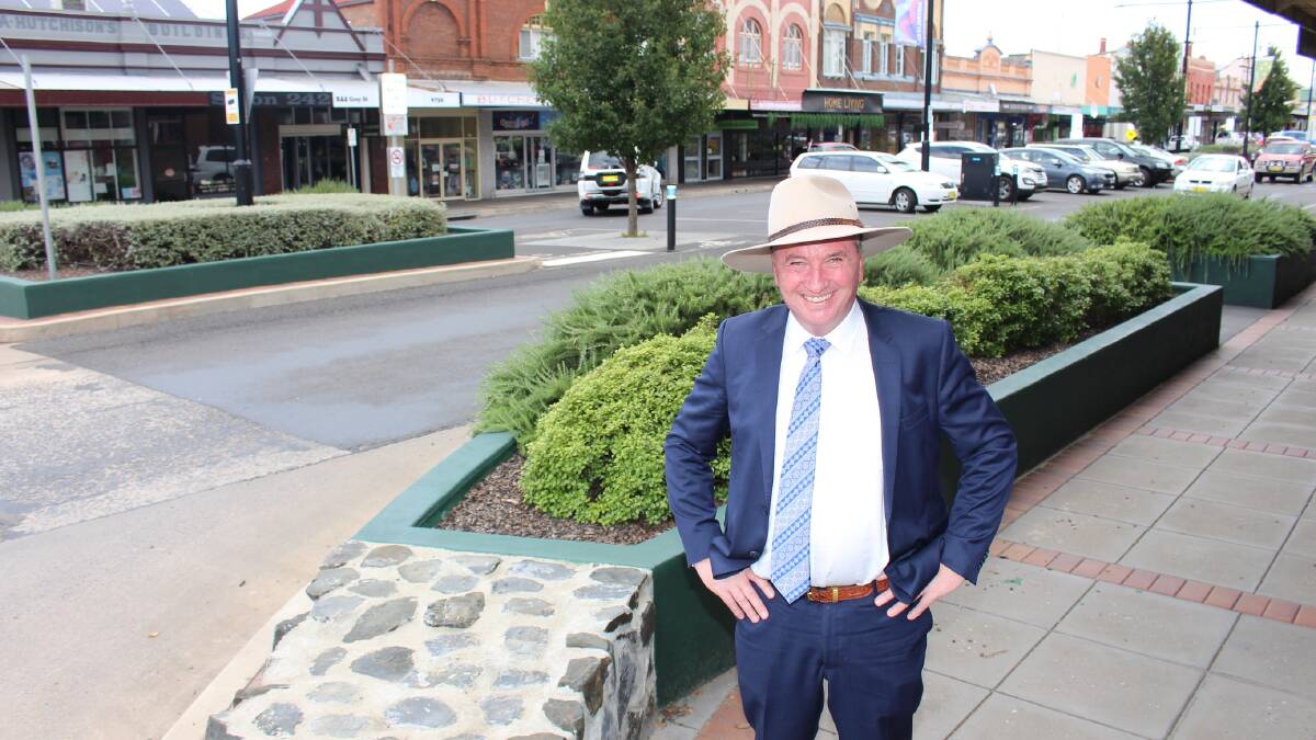 Local MP Barnaby Joyce said the switch on was a milestone. 