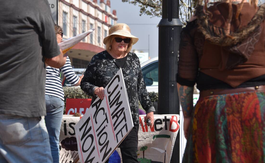 STRIKE ACTION: Mayor Carol Sparks will sponsor the petition calling on the Glen Innes Severn Council to declare a climate emergency she said yesterday. Pictures: Andrew Messenger.