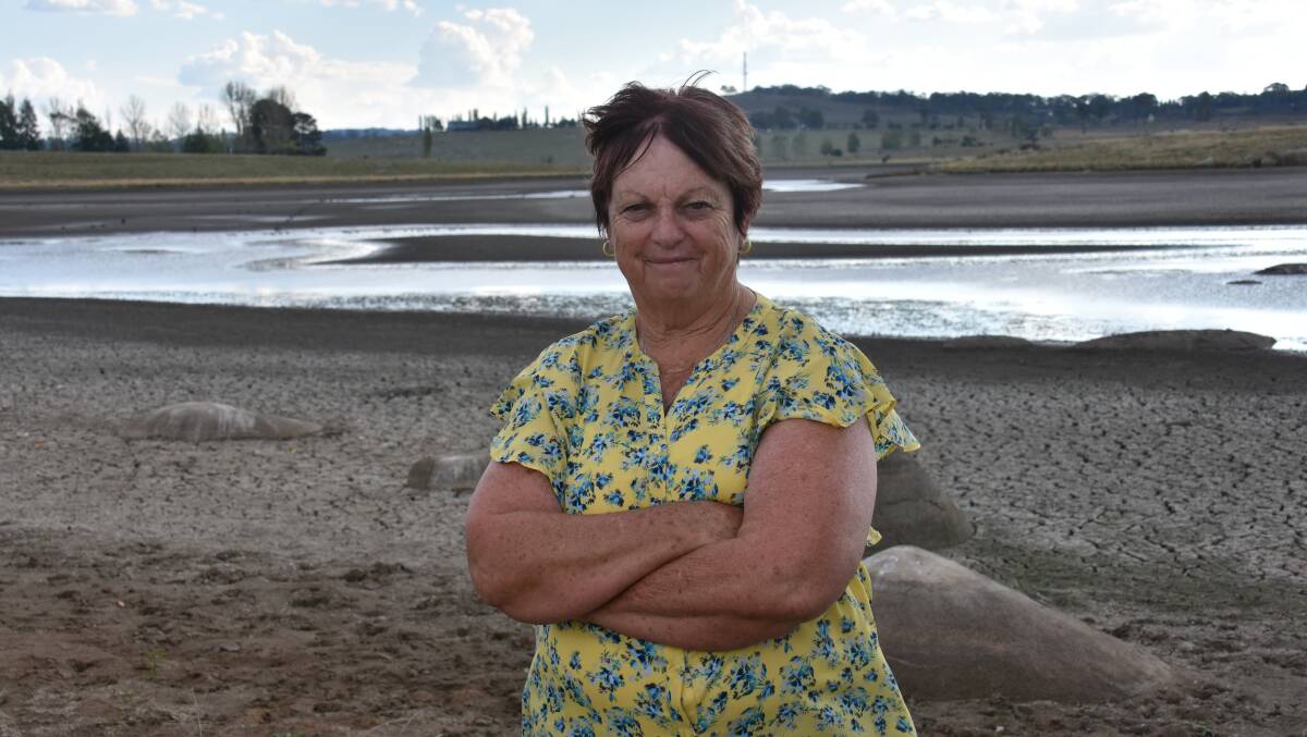 RIVER RUN DRY: Lyn Meehan could be forced to destock her property by a council decision to pump the Beardy weir. 