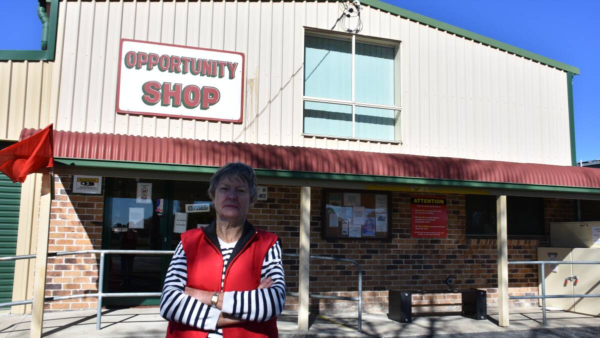 Denise Pryor, president of the Opportunity Shop, says she was sickened by the news that a person had broken in and stolen from them.