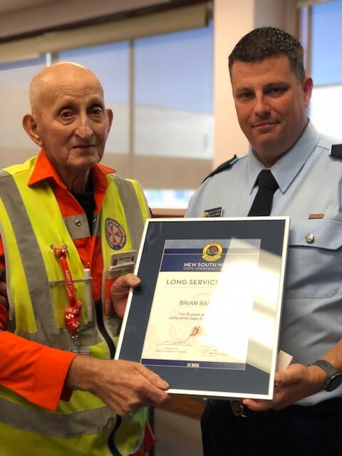 35 year SES, ambulance veteran awarded