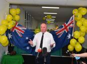 PREFERENCING PICK: Barnaby Joyce launches the Nationals Party campaign in Tamworth. The party will recommend its voters in his New England electorate preference One Nation second. Photo: Andrew Messenger