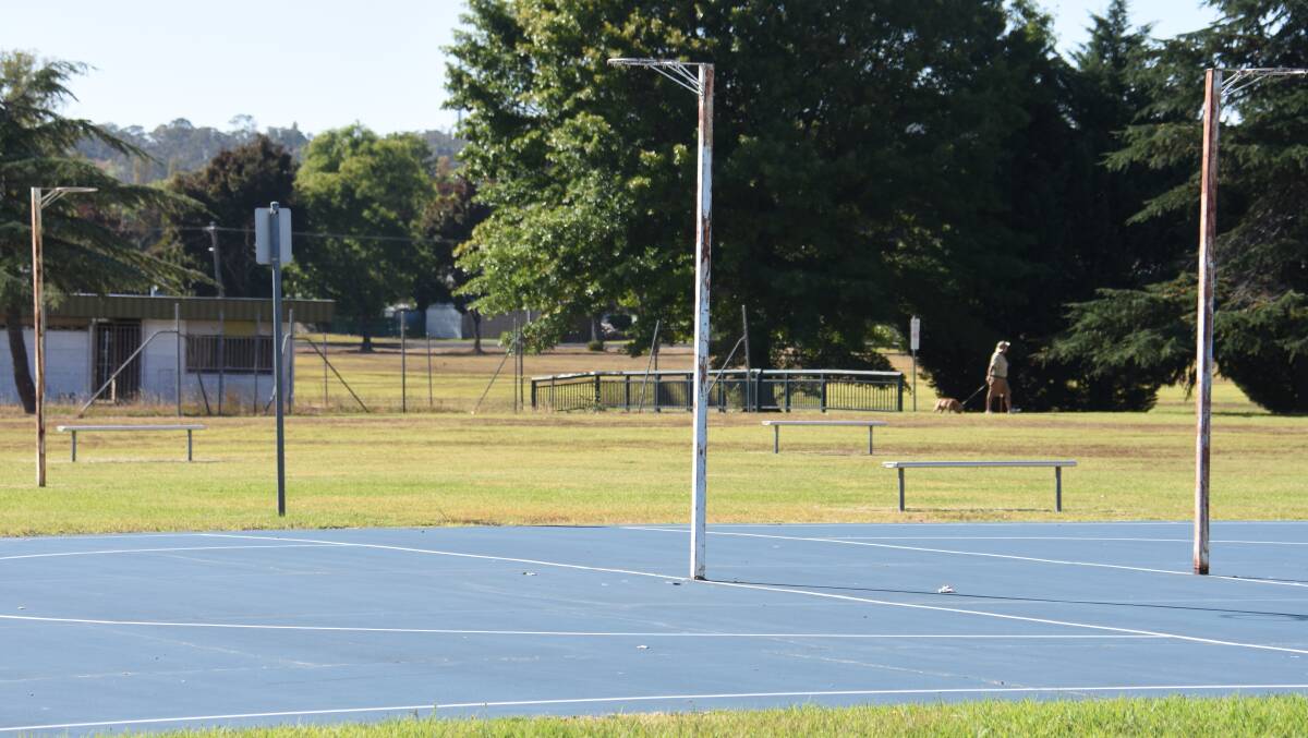 The current netball courts look tired, said Julie Fuller.