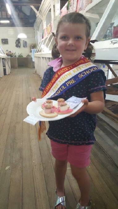 WINNER: junior baker Alice Meyer will feature in a cookbook produced by the Glen Innes show society.