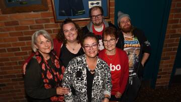 GETTING STRONGER: Laura Hughes with several of her supporters and volunteers, who helped the party secure its strongest result in 24 years. Photo: Gareth Gardner