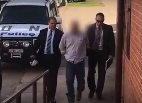 Detectives lead James Church to Inverell police station