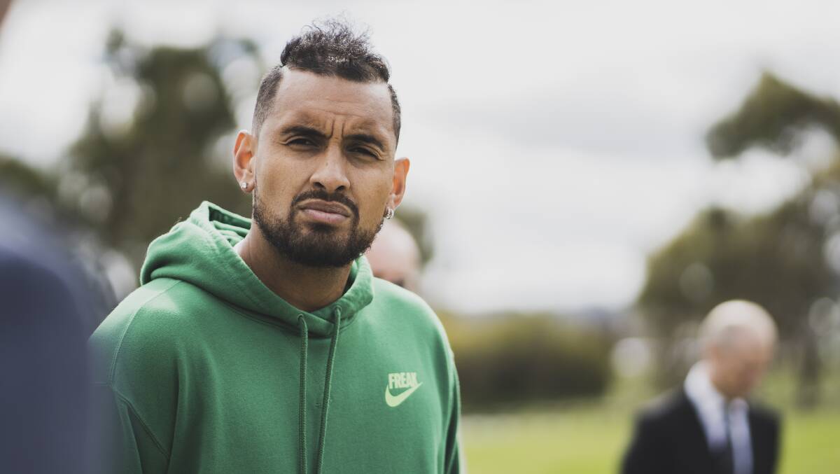 Nick Kyrgios took to Instagram on Tuesday outraged after his car was broken into. Picture: Dion Georgopoulos