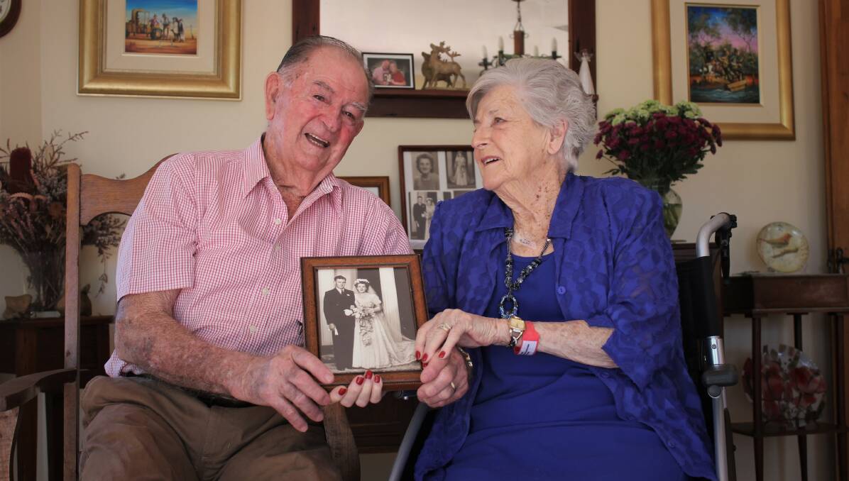 CELEBRATION: Bill and Elaine Edmunds celebrated their 70th wedding anniversary on Saturday. Photo: Madeline Link